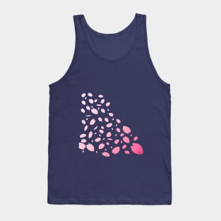 桜 | Falling Sakura Petals Tank Top